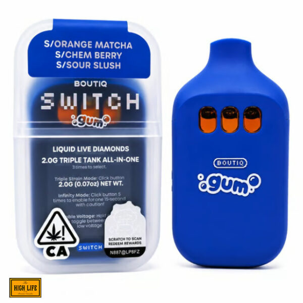 Boutiq Gum Switch V5 Liquid Live Diamonds - 2G