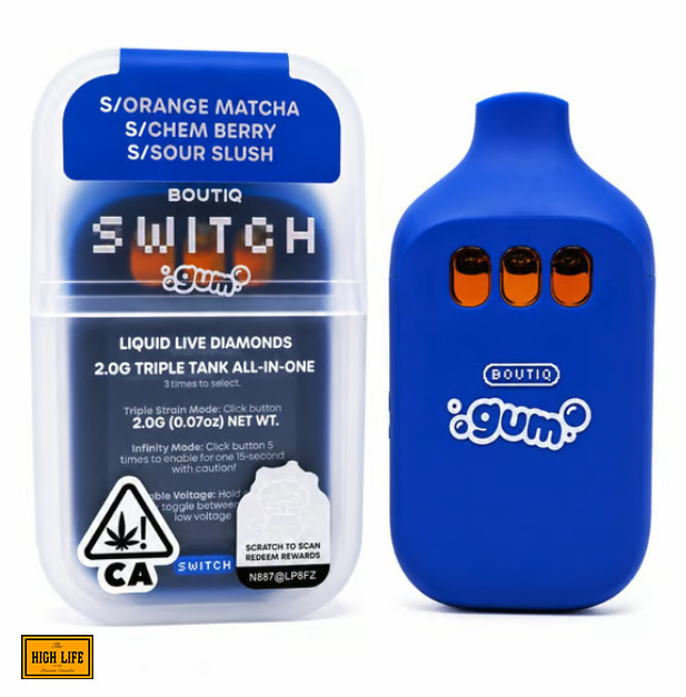 Boutiq Gum Switch V5 Liquid Live Diamonds - 2G
