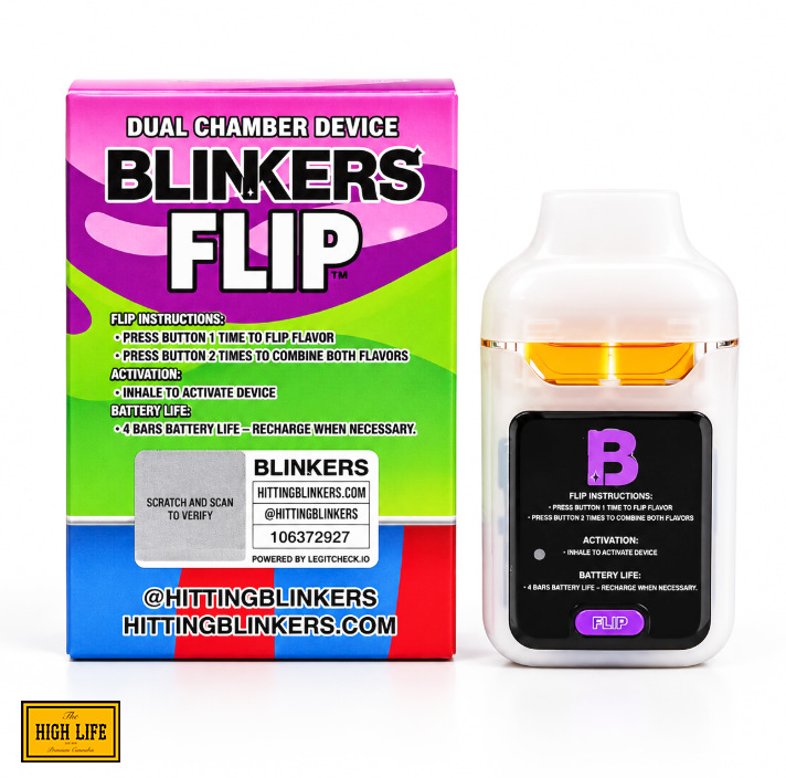 Blinkers Flip Triple Snack โ Hash Hole - Edible + 2G Disposable - Image 2